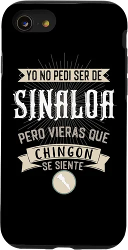 Vista 13 de Funda para iPhone 15 Yo No Pedí Ser De Sinaloa Pero Vieras Que Chingon Se Siente