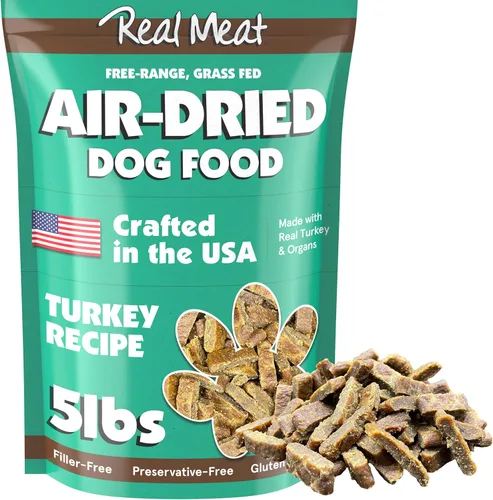 Vista 9 de TRMC Real Meat - Comida para perros secada al aire con cordero real - Cuatro bolsas de 5 libras de comida para perros de carne real sin granos