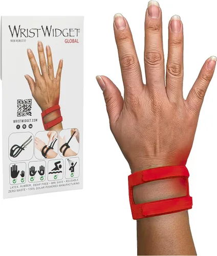 Vista 9 de WristWidgetTM, patentado, banda ajustable de muñeca banda para TFCC, triangular para daños del fibro cartílago de la muñeca, dolor de muñeca ulnar