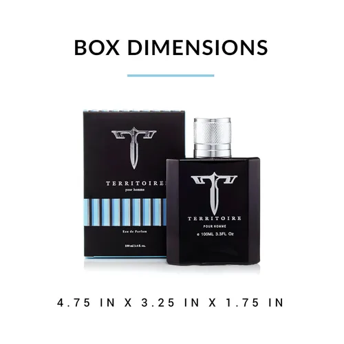 Vista 7 de Territoire Classic Blue Eau de Parfum, perfume amaderado para hombre, 3.4