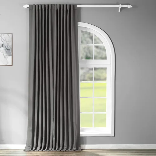 Vista 10 de HPD Half Price Drapes Cortinas extra anchas de oscurecimiento de habitación para dormitorio y sala de estar, 100 x 84 (1 panel), BOCH-120601-84-DW