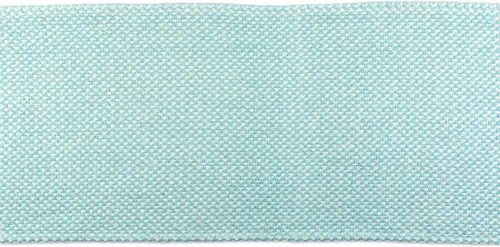Vista 3 de DII Woven Basics Collection - Camino de mesa de punto 100% algodón, 15 x 72 pulgadas, aguamarina