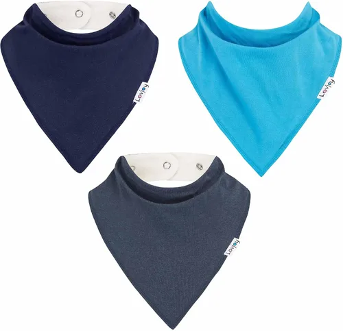 Vista 9 de Lovjoy Baberos tipo bandana grandes – Baberos para necesidades especiales – Para niños mayores, jóvenes y adultos – Práctico, absorbente y elegante