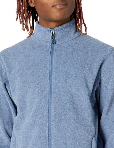 Vista 3 de Tienda Essentials - Chaqueta de vellón con cremallera completa para hombre (disponible en tallas para personas grandes y altas)