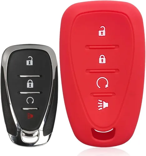 Vista 4 de para Chevrolet Monza Funda de silicona para llave de coche (Negro)