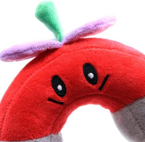 Vista 5 de Juguetes de peluche de plantas, figuras de muñeca de peluche, regalo de cumpleaños para niños (hongo magnético)