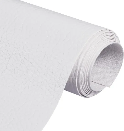 Vista 16 de Tela de Tapicería de Vinilo de Cuero Sintético por Yarda 55" de Ancho Material de Cuero Sintético Suave en Láminas para Muebles Marino Manualidades