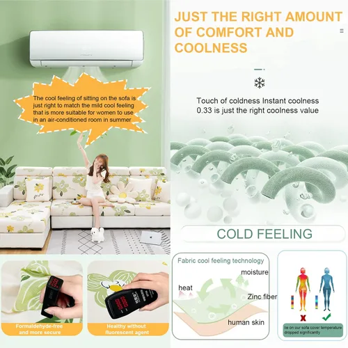 Vista 3 de Funda de cojín elástica para sofá individual, funda universal para sofá de 1 cojín, protector suave de muebles antideslizante con parte inferior