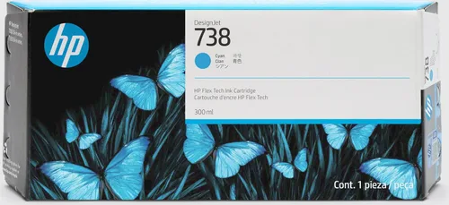 Vista 2 de HP 738 Cartucho de tinta DesignJet magenta de 10.1 fl oz