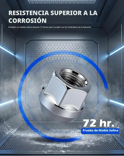 Vista 3 de OMT 1/2 "-20 tuercas de llanta con asiento de cono, juego de 20 tuercas de llanta con 1 llave de enchufe Tuercas de rueda compatibles con Dodge