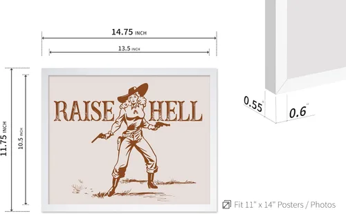 Vista 51 de Poster Master Póster de You've Yeed Your Last Haw - Impresión retro de vaquero marrón - Arte occidental - Arte moderno - Arte del salvaje oeste