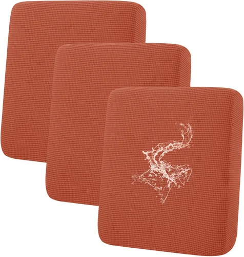 Vista 84 de Fundas impermeables para sofá seccional, fundas de cojín antideslizantes para sofá Ajuste seccional en forma de L, tela jacquard elástica, parte
