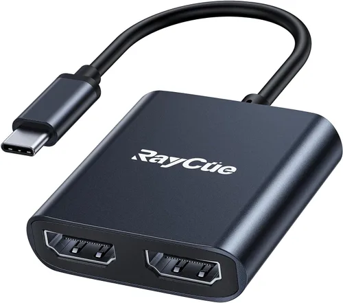 Vista 9 de RayCue Adaptador USB C a HDMI 4K, adaptador USB tipo C a HDMI [compatible con Thunderbolt 3/4] con iPhone 15 Pro/Max, MacBook Pro/Air 2023, iPad