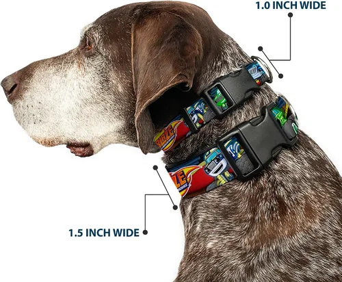 Vista 2 de Collar de perro Clip de plástico Blaze and The Monster Machines 6 Trucks Group Pose 6 a 9 pulgadas 0.5 pulgadas de ancho