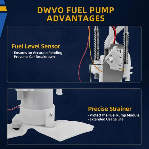 Vista 4 de DWVO Bomba de combustible compatible con Ford Expedition V8 5.4L 2003 2004