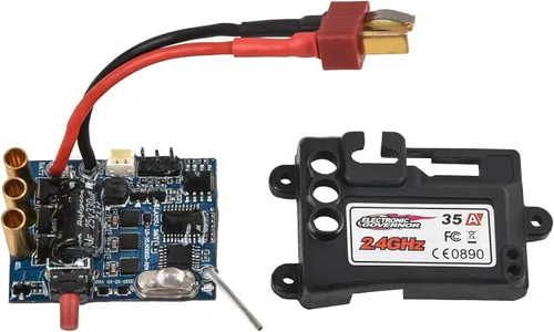 Vista 4 de Hosim Controlador electrónico de velocidad sin escobillas Q901-ZJ07 de alta velocidad sin escobillas coche camión Q903 accesorios suministros