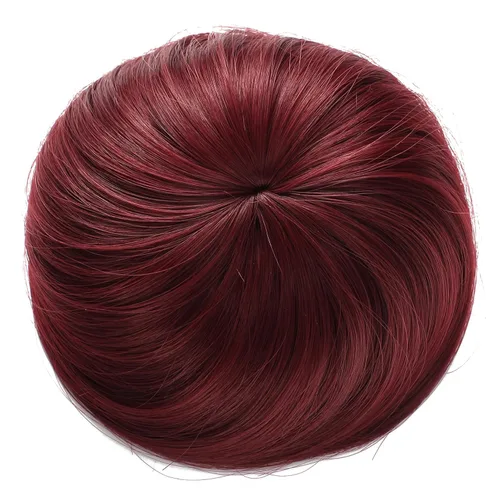 Vista 9 de Onedor Extensión de Cabello Fibra Sintética Chignon Donut Moño Peluca (10)