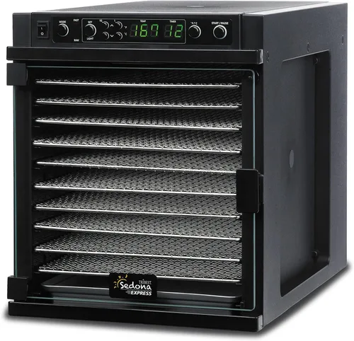 Vista 2 de Tribest Sedona Express SDE-S6780-B Deshidratador digital de alimentos, Negro