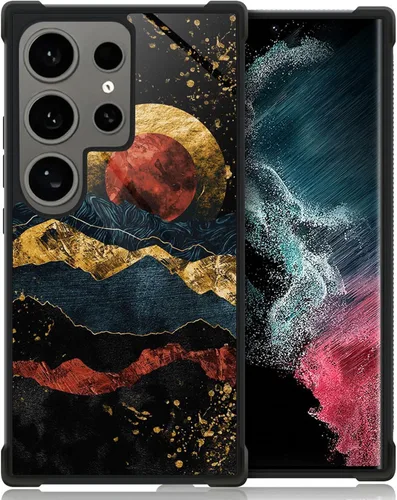 Vista 76 de ZHEGAILIAN Funda compatible con Samsung Galaxy S21, funda de vidrio orgánico para niñas, mujeres y hombres, diseño de cuatro esquinas, antiarañazos