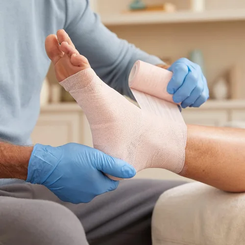Vista 8 de McKesson Unna Botas con óxido de zinc y calamina, no estéril, 4 in x 10 yardas, 1 rollo
