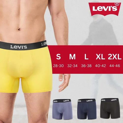 Vista 6 de Levi's Calzoncillos tipo bóxer de microfibra para hombre, ultra suaves, paquete de 4