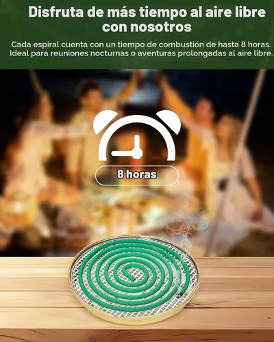 Vista 2 de Bobinas repelentes de incienso para mosquitos, bobina de incienso