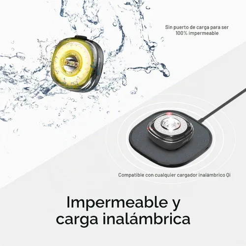 Vista 8 de Lumos Firefly - Sistema de luz inteligente para bicicleta, sincronización de luz LED delantera y trasera, brillo personalizado, patrón de flash