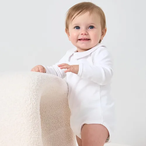 Vista 24 de pureborn Mameluco de algodón súper suave para bebés niños y niñas de 0 a 24 meses