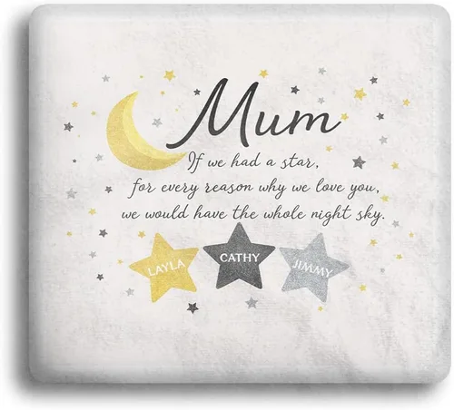Vista 16 de Personalized Best Mom Pillow, Customized for Mama Pillow, Custom Pillow for Mommy from Daughter, Birthday Gifts for Mothers from Son, Hi Mom I Love