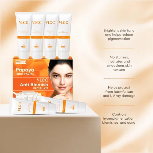 Vista 6 de VLCC Kit facial individual de fruta de papaya (60gm)