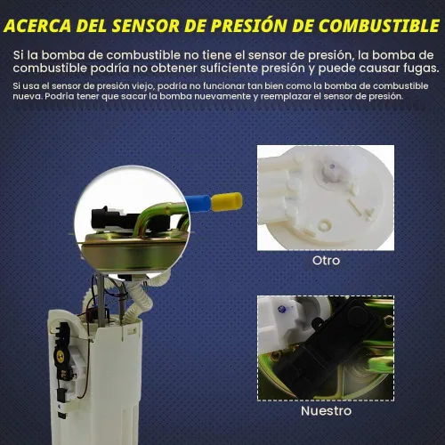 Vista 3 de FP3556M - Conjunto de bomba de combustible E3556M compatible con Cadillac Escalade ESV 2003, Cadillac Escalade EXT 2002 2003, Chevrolet Avalanche