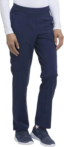 Vista 7 de Pantalón médico Dickies EDS Essentials para mujer, tiro natural, pierna cónica, sin cordones. DK005