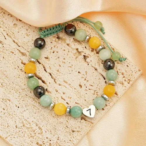 Vista 3 de SIXFOX Dainty Link Charm Bracelet For Women Trendy Pearl Beaded Bracelet With Natural Adjustable Statement Bracelet Jewelry Gifts for Bridesmaid
