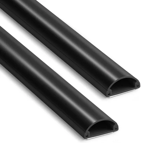 Vista 9 de ZhiYo Ocultador de cable de 39 pulgadas (3 piezas de 13 pulgadas de largo cada una), para 1-2 cables, cubiertas de cable autoadhesivas para cables