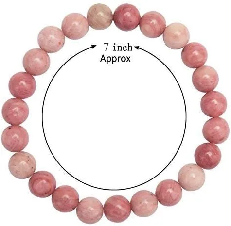 Vista 2 de YISSION Pulseras de cuentas de aceite esencial, pulseras de piedras semipreciosas, pulseras de cristal curativo para hombres, mujeres y niñas