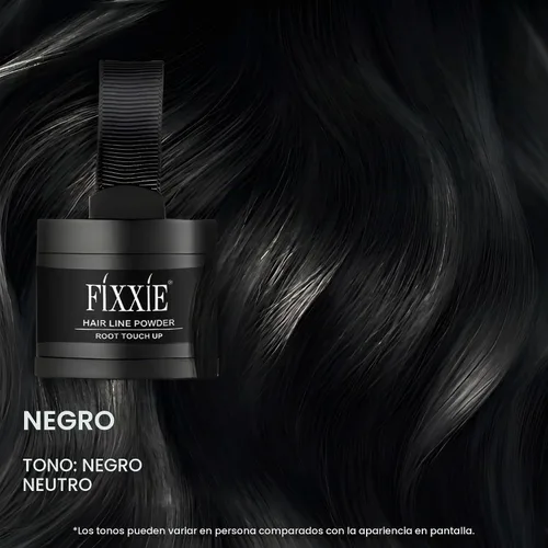 Vista 5 de Polvo de línea capilar para retoque de raíz negra, corrector de pérdida de cabello instantánea para cabello delgado, resistente al viento y al