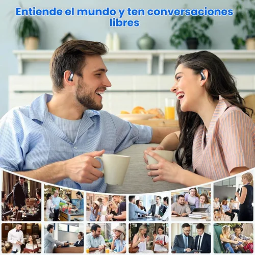 Vista 4 de Auriculares de traducción AI en tiempo real 144 idiomas, 3 en 1 OWS