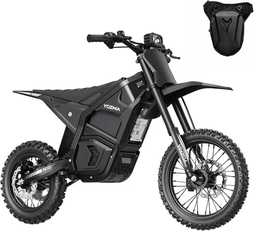 Vista 10 de Yozma IN10 bicicleta eléctrica de la suciedad, motocicleta eléctrica de Negro