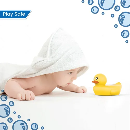 Vista 7 de Termómetro de baño para bebés Famidoc FDTH-V0-22 Prueba de temperatura del agua flotante en el agua y la habitación, termómetros digitales