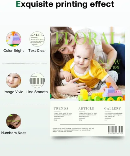 Vista 7 de 64XL - Cartuchos de tinta negros compatibles con HP 64 XL, funciona con Envy Photo 7855 7858 7155 6255 6252 7100 7800, impresora HP Envy Inspire