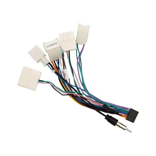 Vista 8 de Arnés de cableado estéreo de automóvil de 16 pines con caja Canbus para Toyota Camry RAV4 Corolla Tundra Highlander, compatible con amplificador JBL