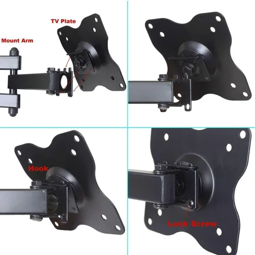 Vista 2 de VideoSecu Soporte articulado de pared para TV Vizio 28" 29" 32" 42" E291-A1 E320-A1 E320i-A0 E390i-A1 E291i-A1 E320i-A2 M321i-A2 E370-A0 E390-A1