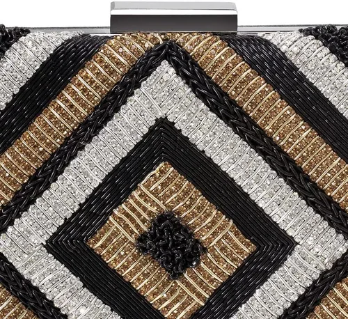 Vista 7 de Aheli Bolsos de mano indios para mujer, bolsos de noche hechos a mano para boda, fiesta nupcial