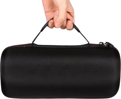 Vista 9 de LTGEM - Funda de viaje para altavoz Bose SoundLink Revolve+ Series II, color negro Se adapta a la base de carga, se adapta al adaptador de CA y al