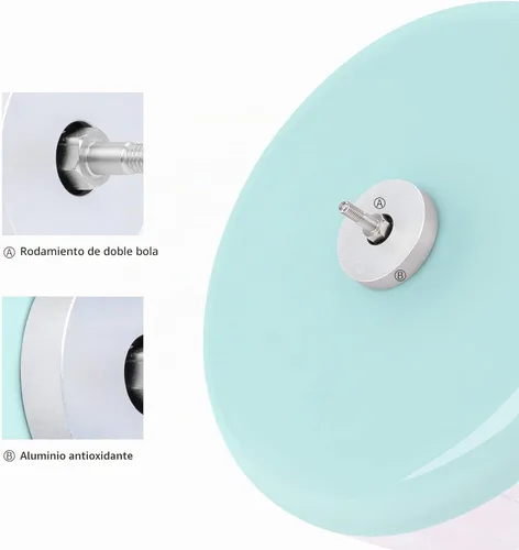 Vista 8 de Niteangel Rueda de ejercicio de hámster súper silenciosa: rueda de Verde menta