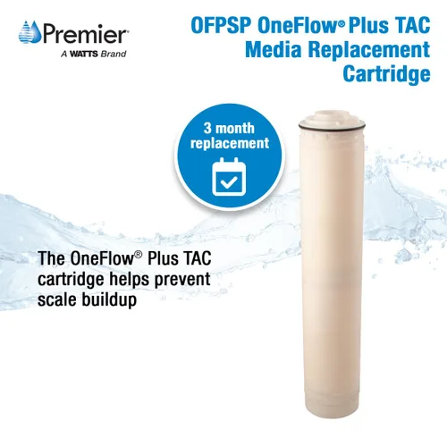 Vista 2 de Watts Premier OFPSP OneFlow Plus Sistema de Filtro de Agua para Toda la Casa y Ablandador de Agua, Cartucho de Reemplazo de Filtro de Agua