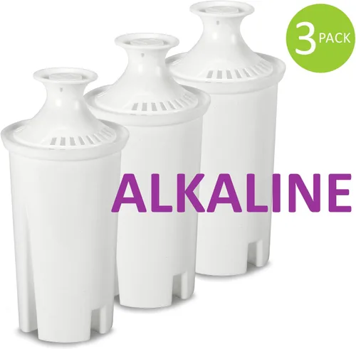 Vista 2 de Vitev Filtro de repuesto de agua alcalina, compatible con jarra Brita (paquete de 3)