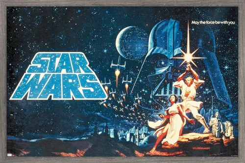 Vista 9 de Star Wars: A New Hope - Póster de pared horizontal, 34 pulgadas de largo x 22.4 pulgadas de ancho, versión premium sin marco