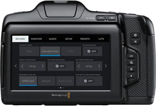 Vista 3 de Blackmagic Design Cámara de cine de bolsillo 6K Pro (CINECAMPOCHDEF06P)