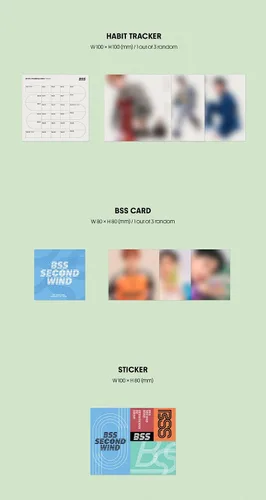 Vista 6 de BSS BooSeokSoon (Seventeen) - 1er álbum sencillo Segundo CD de viento